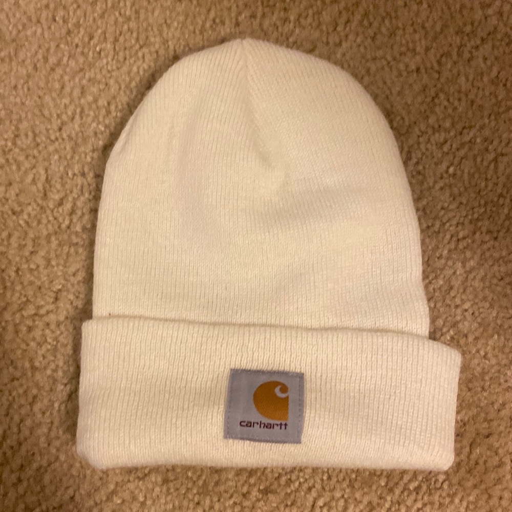 Carhartt off white beanie